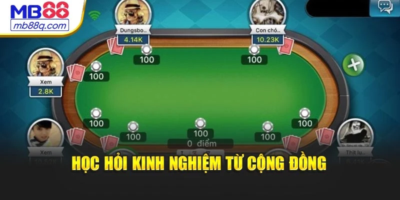 Học hỏi kinh nghiệm từ cộng đồng