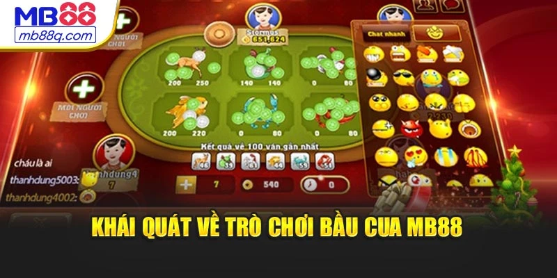Khái quát về trò chơi Bầu Cua MB88