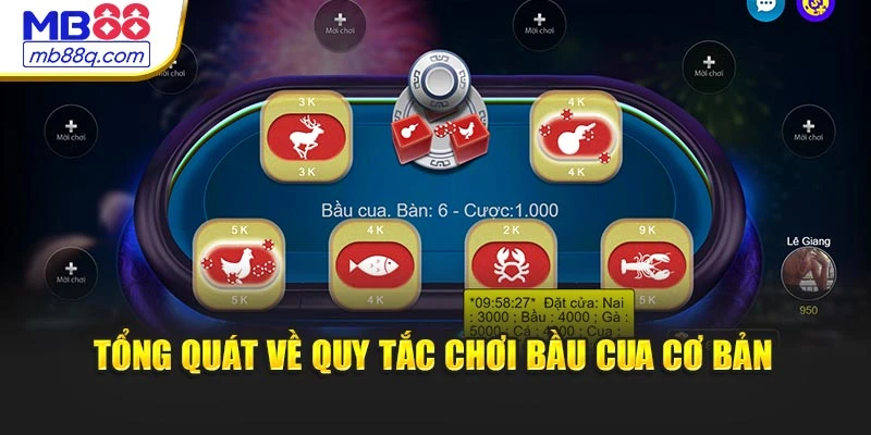 Tổng quát về quy tắc chơi Bầu Cua cơ bản